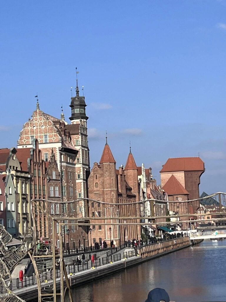 Stroll along the river, Gdansk