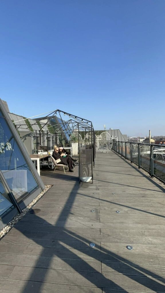 View from High Five Bar, Hilton, Gdansk