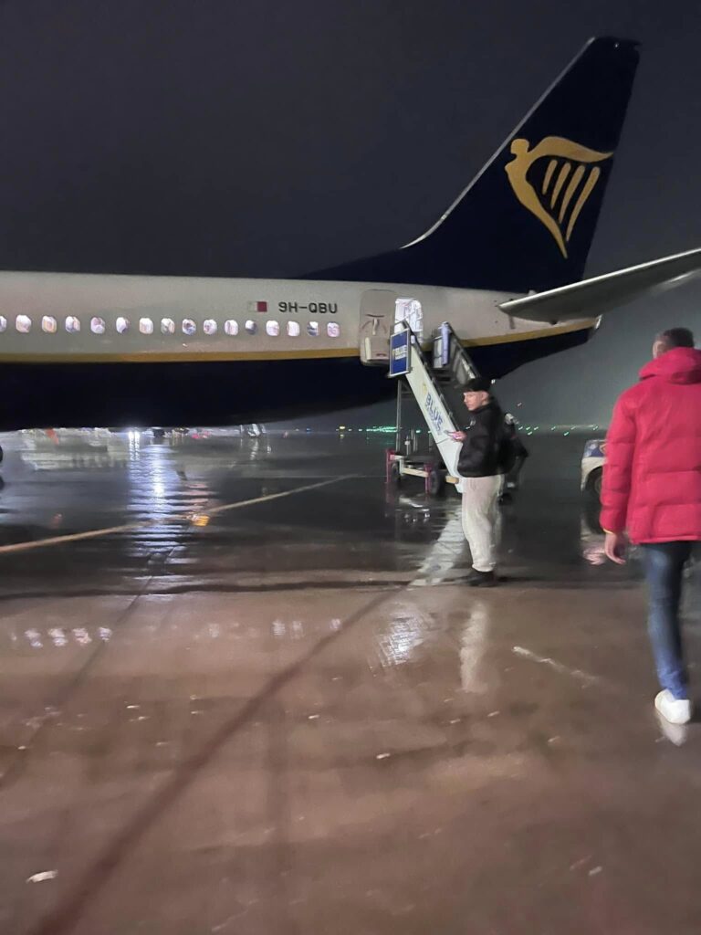 Boarding RyanAir Plane