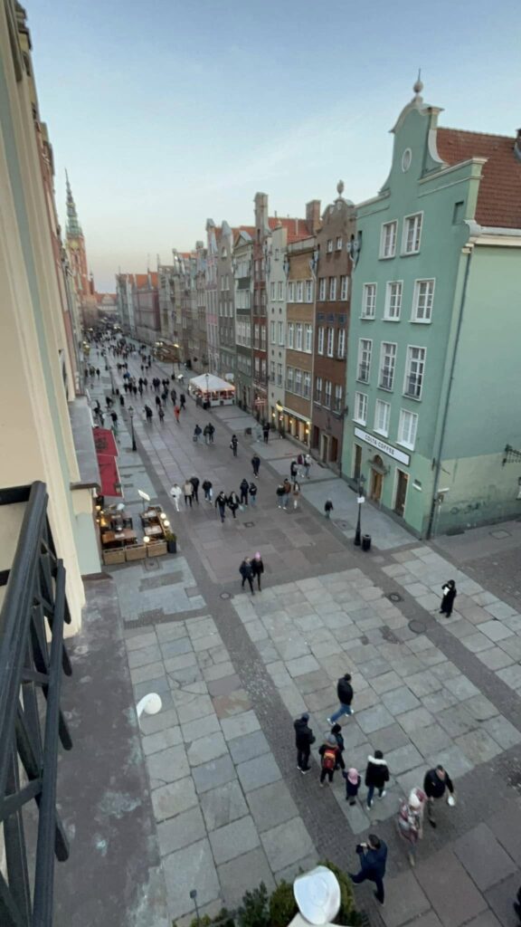 View from Fama Residence, Gdansk