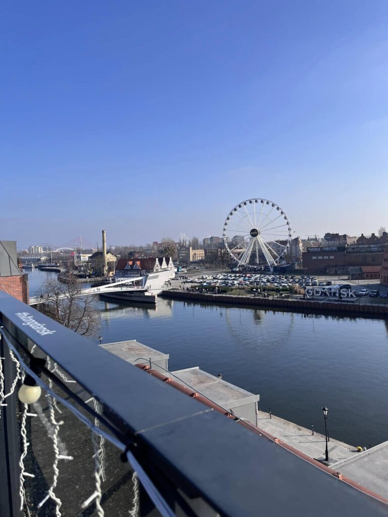 View from High Five Bar, Hilton, Gdansk